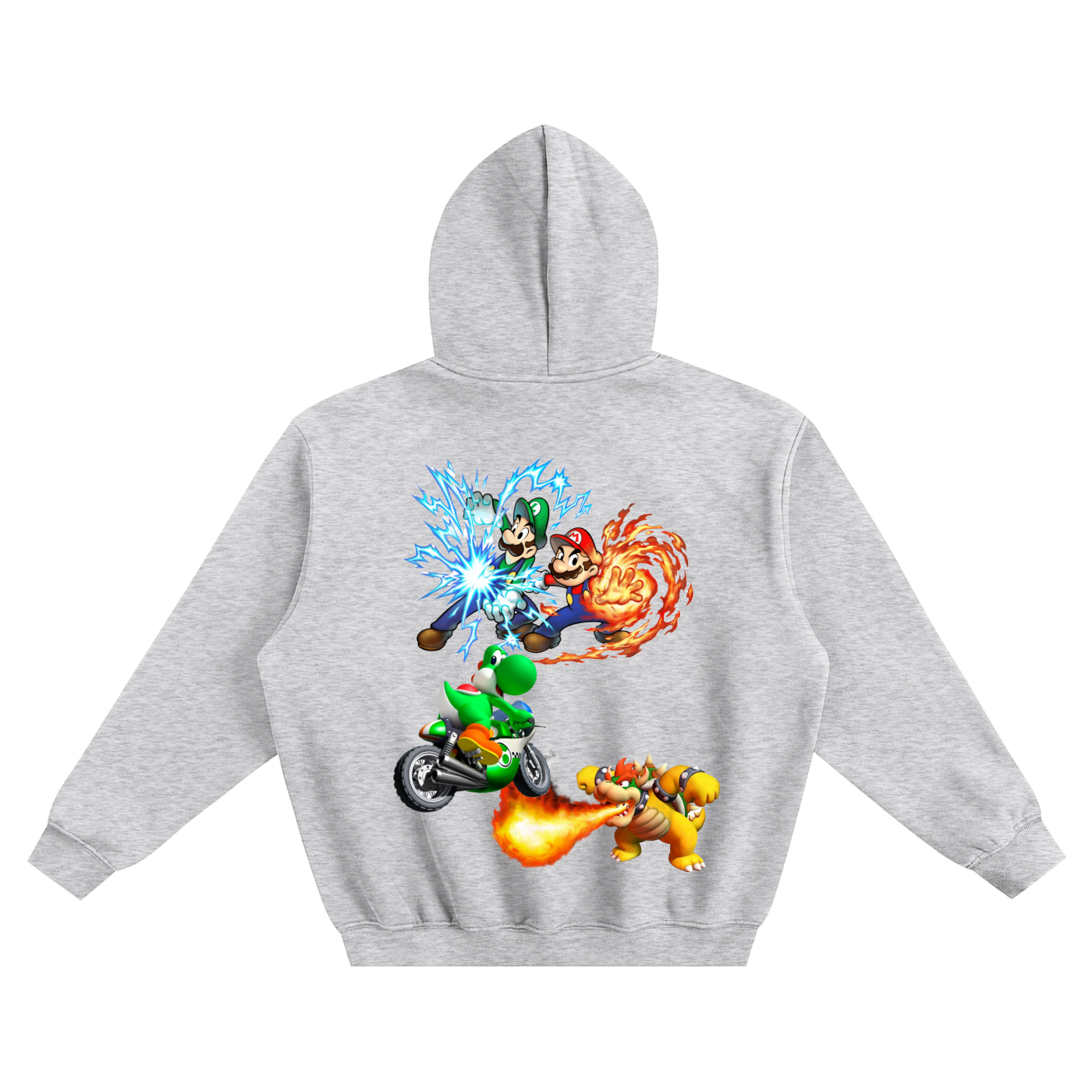 Mario and Luigi Boxy Hoodie