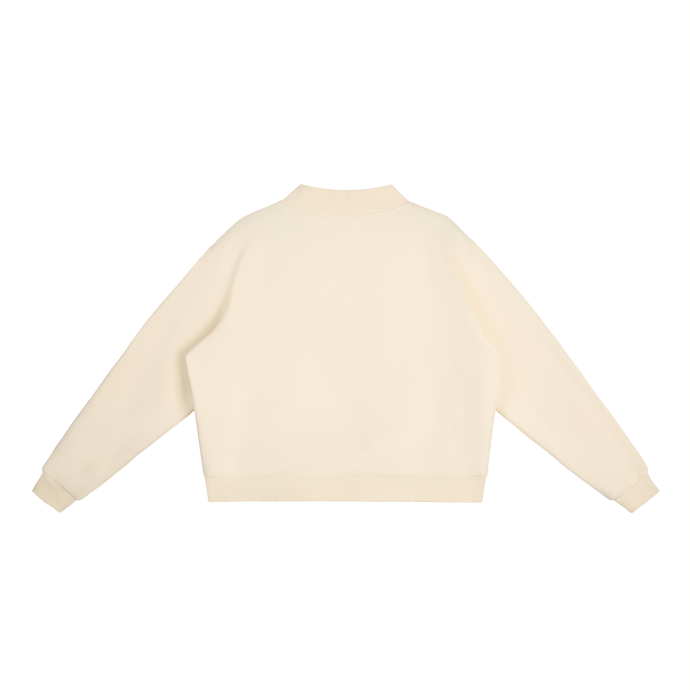Essential Crew Mock-Neck Sweatshirt