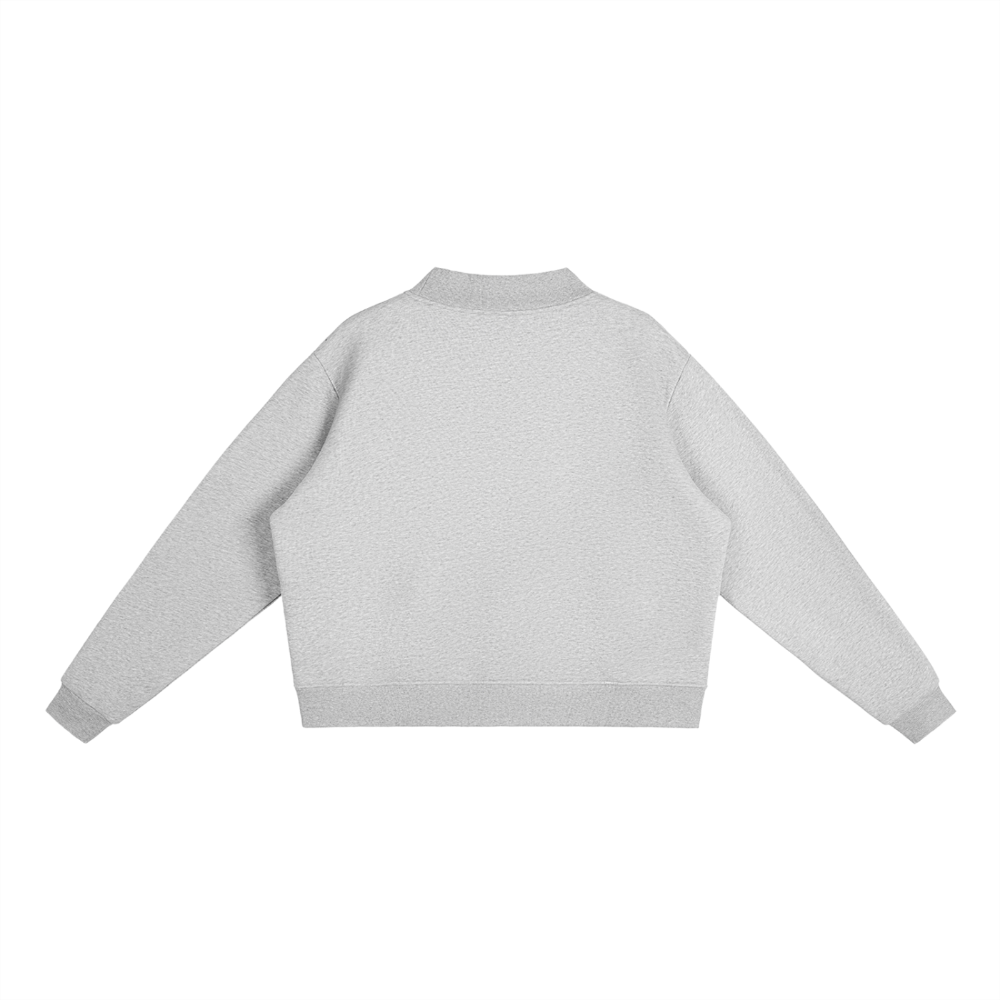 Essential Crew Mock-Neck Sweatshirt