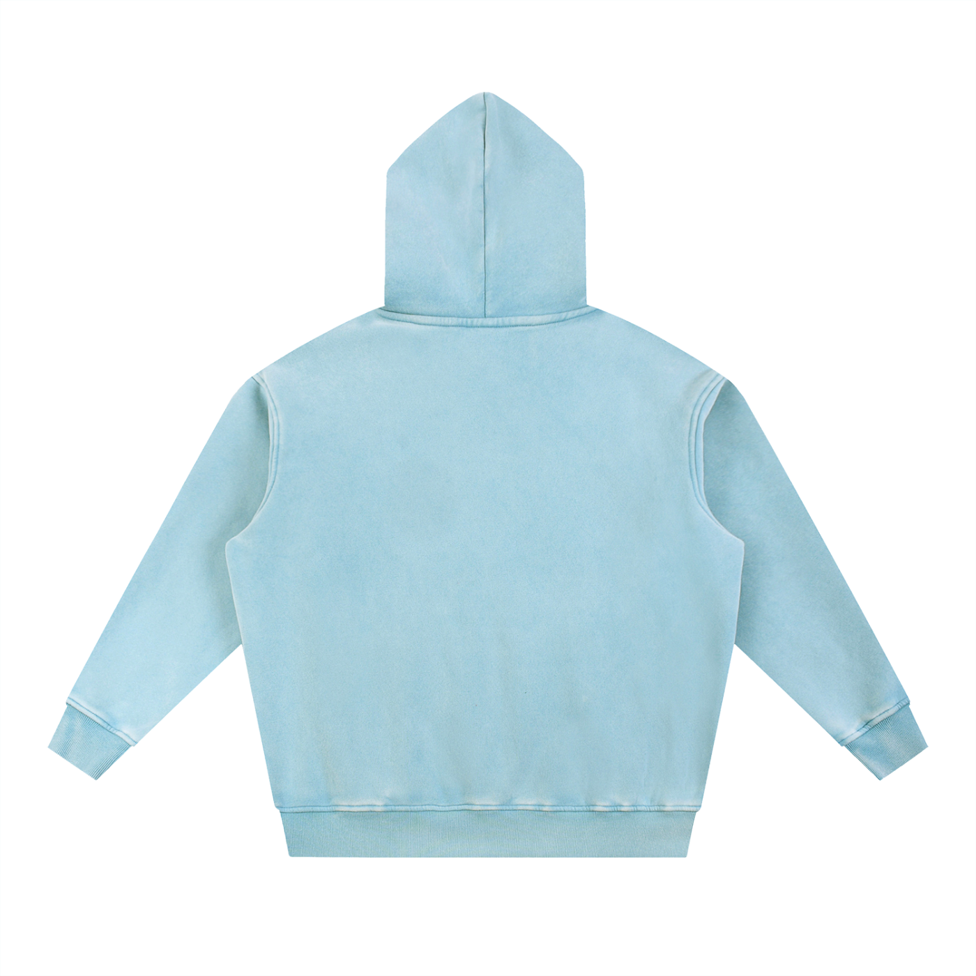 Snow Wash Fleece Oversize Hoodie
