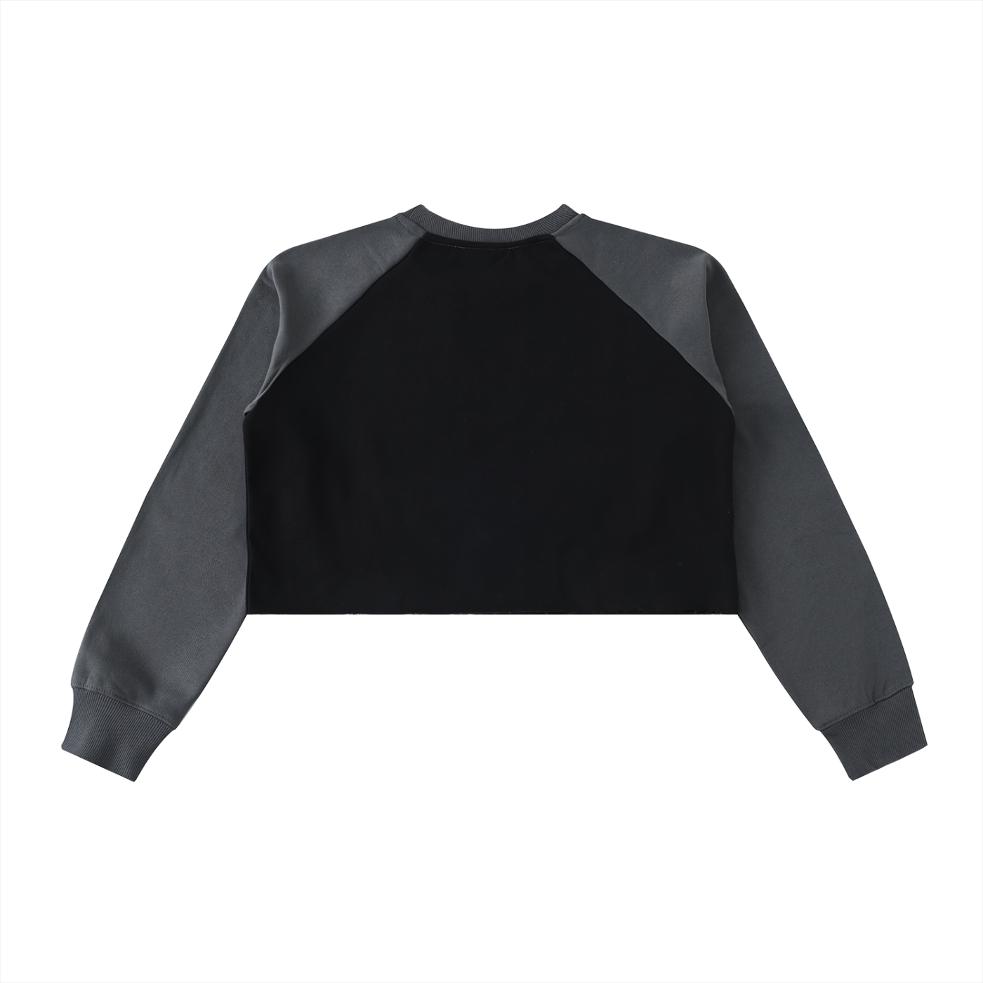 Color-Block Crop Sweatshirt