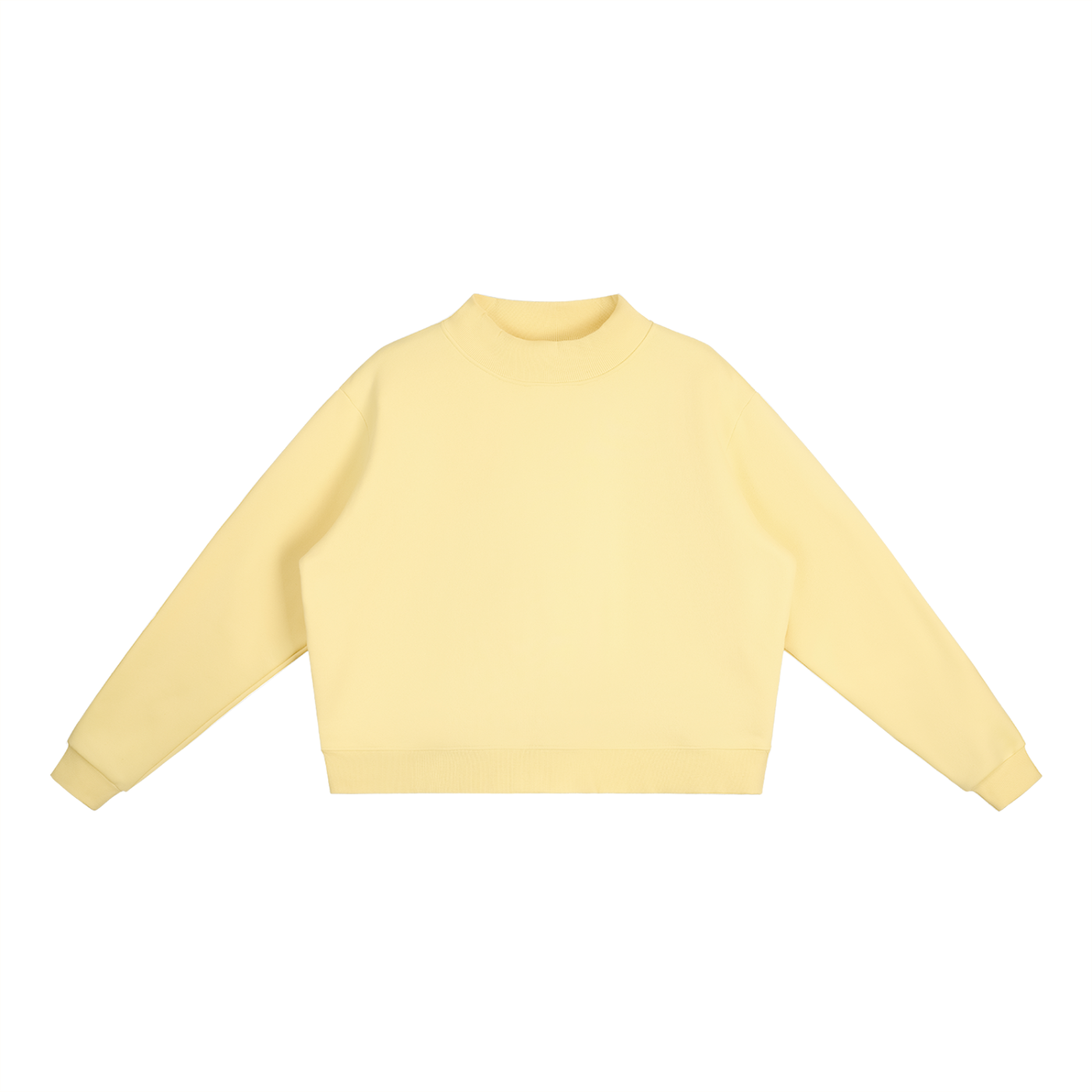 Essential Crew Mock-Neck Sweatshirt