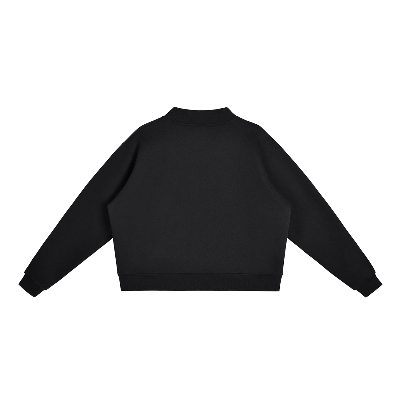 Essential Crew Mock-Neck Sweatshirt